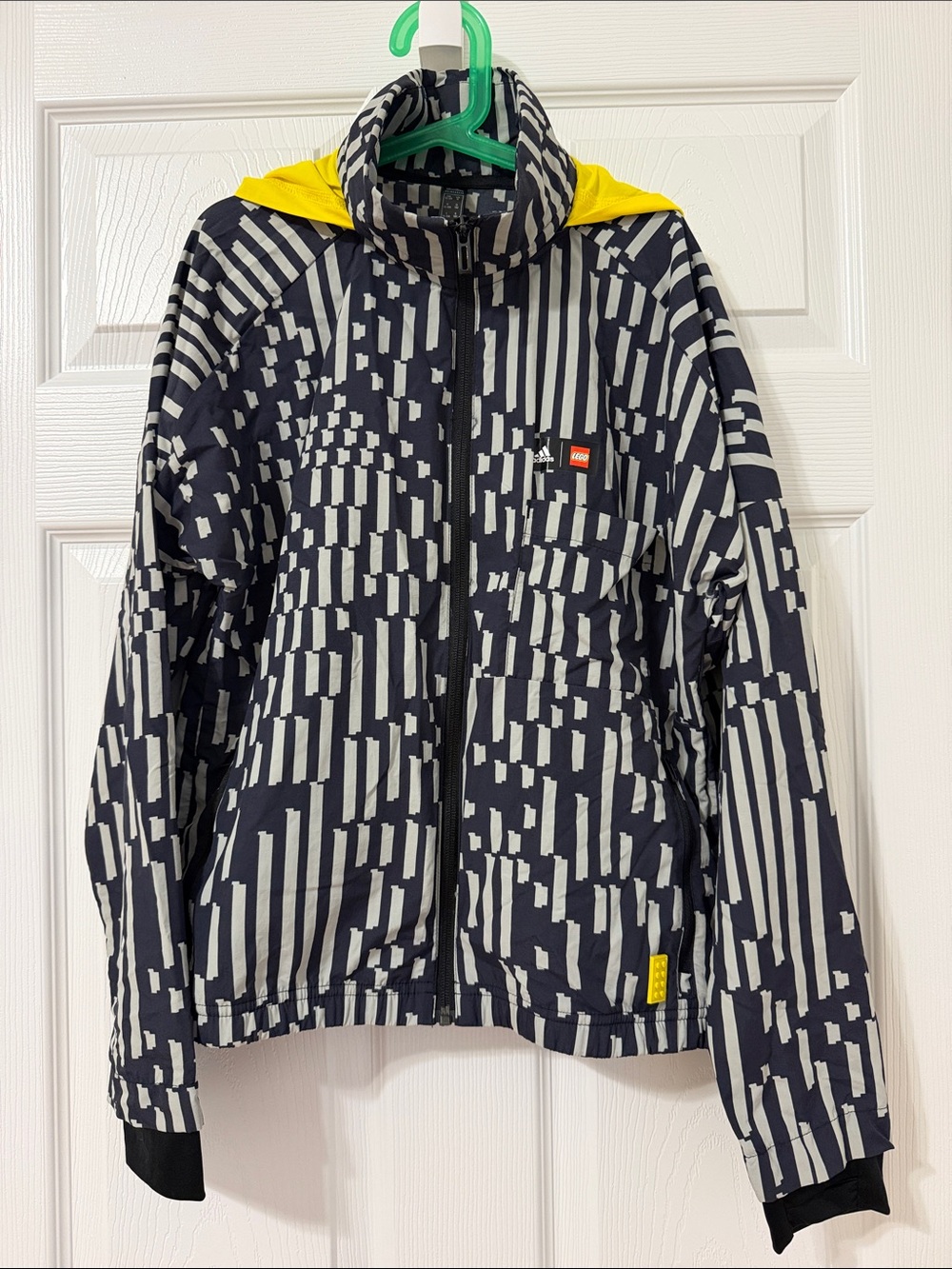LEGO x adidas Boys Rain Jacket Windbreaker Size 11-12Y 152 Primegreen